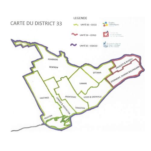 Carte du district